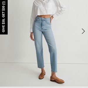 Madewell Tall Perfect Vintage Straight Jean